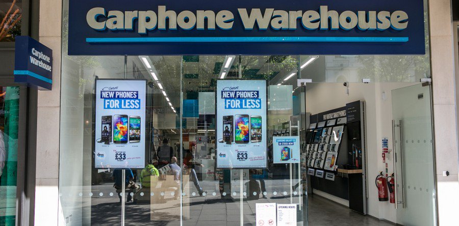 В результате взлома сети Carphone Warehouse под угрозой находятся данные 2,4 миллионов клиентов