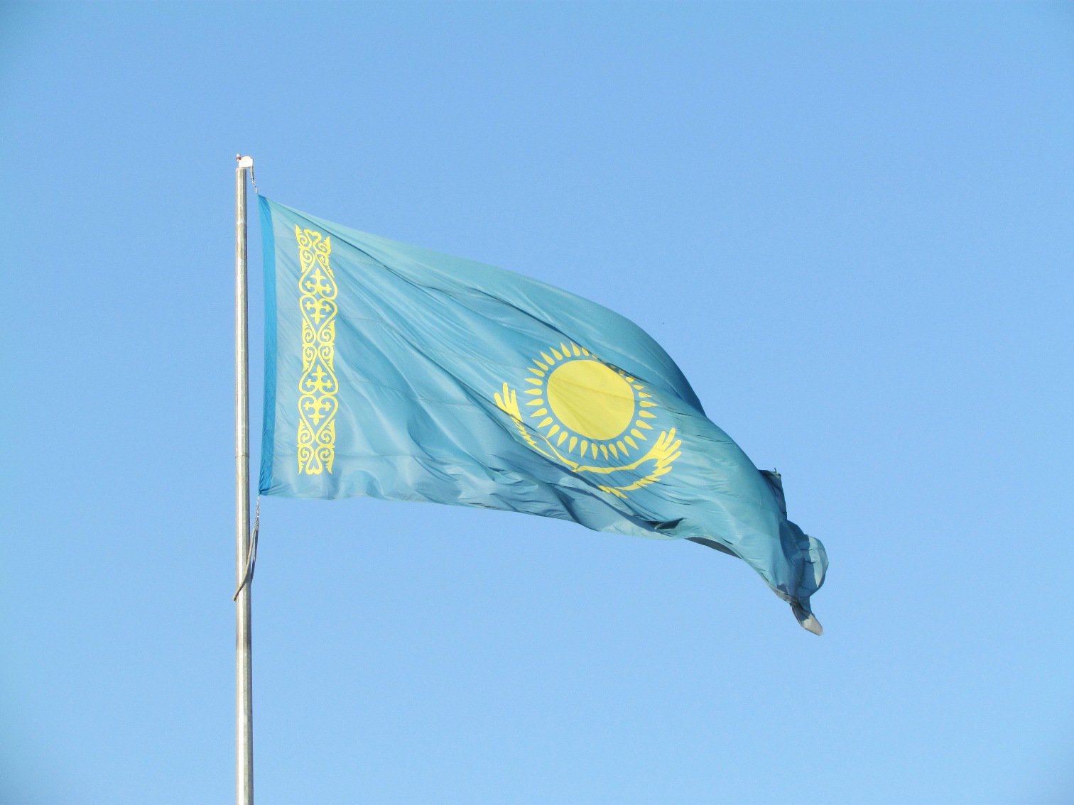 флаг казахстана фото картинки